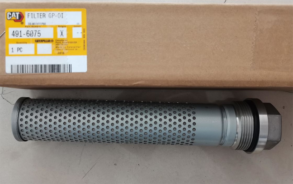 Filtro de pouco peso 491-6075 de Spare Part Oil da máquina escavadora para a maquinaria de construção