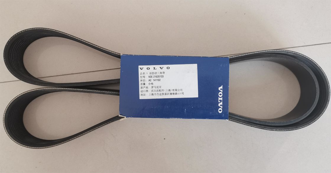 Cinturão V-Ribbed Original 21620133 Para máquinas rodoviárias EC240B EC290B EC250D EC300D
